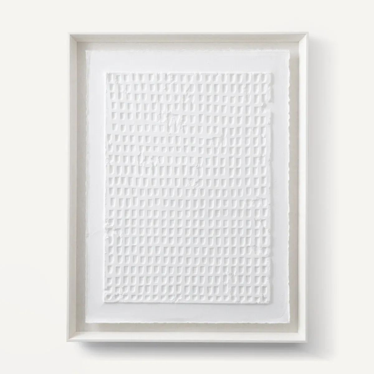 Heln Embossed Paper Wall Art - White product