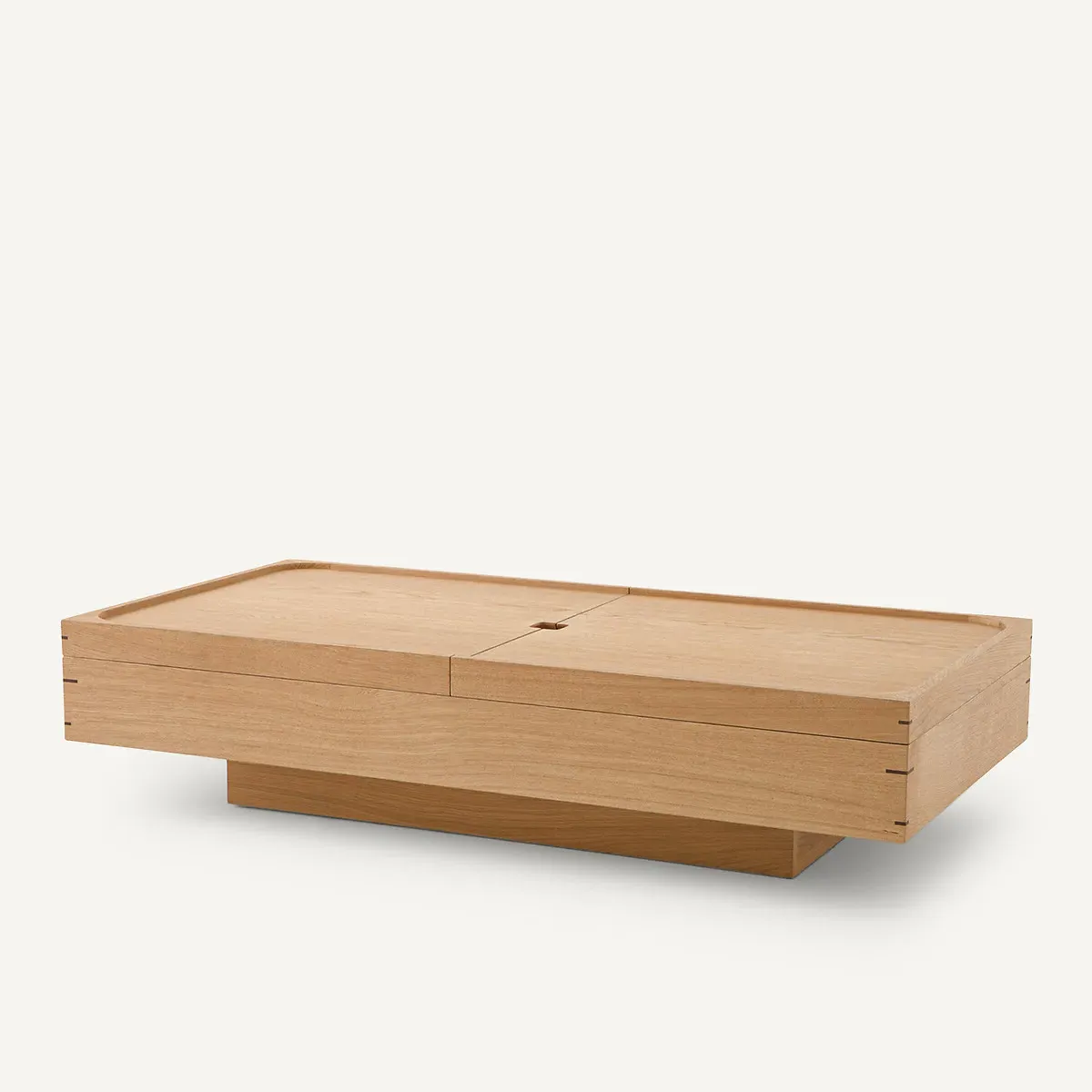 Hibashi Coffee Table with Storage - Natural Oak, Oak Veneer product