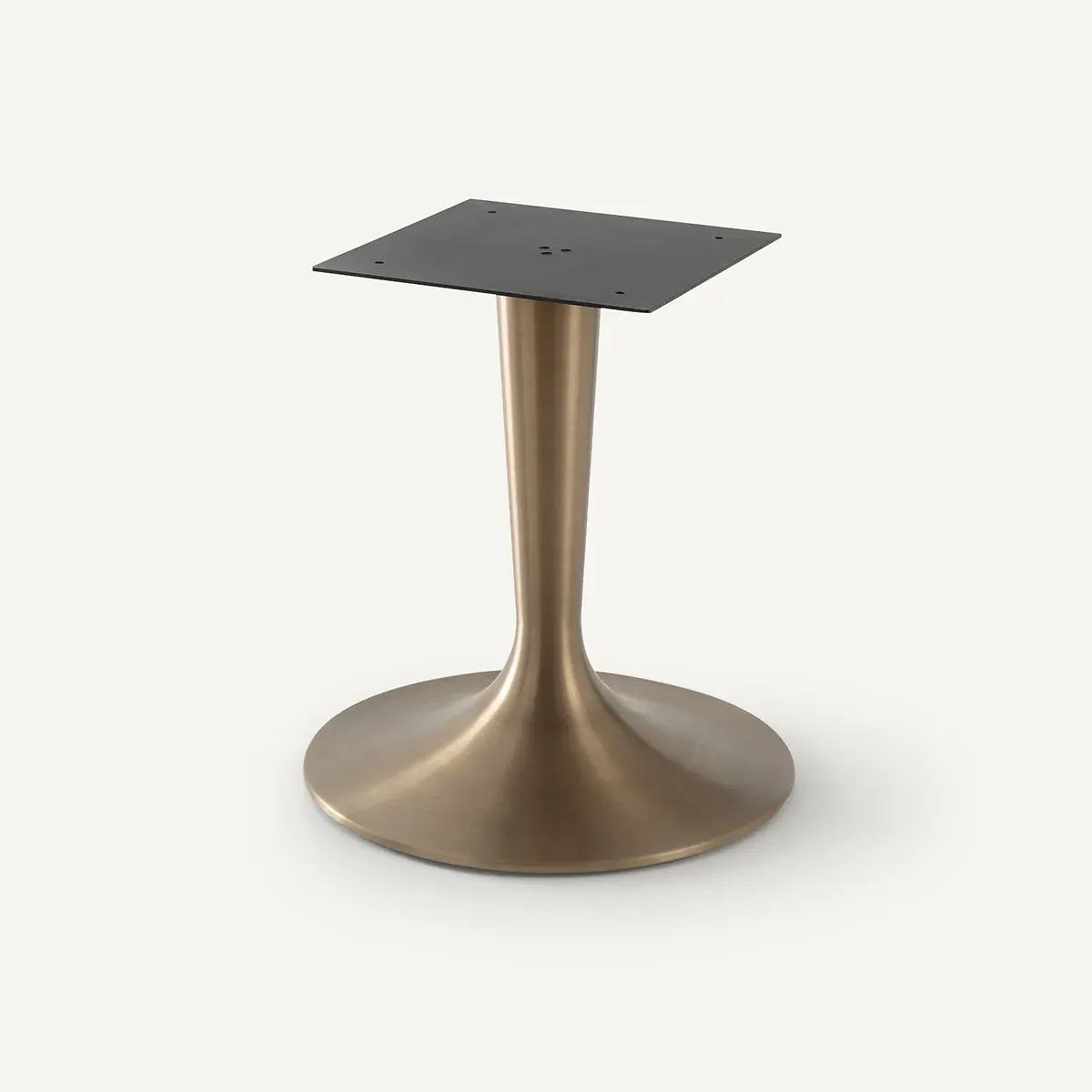 Hisia Tulip-Shaped Table Base - Aged Brass, Steel product