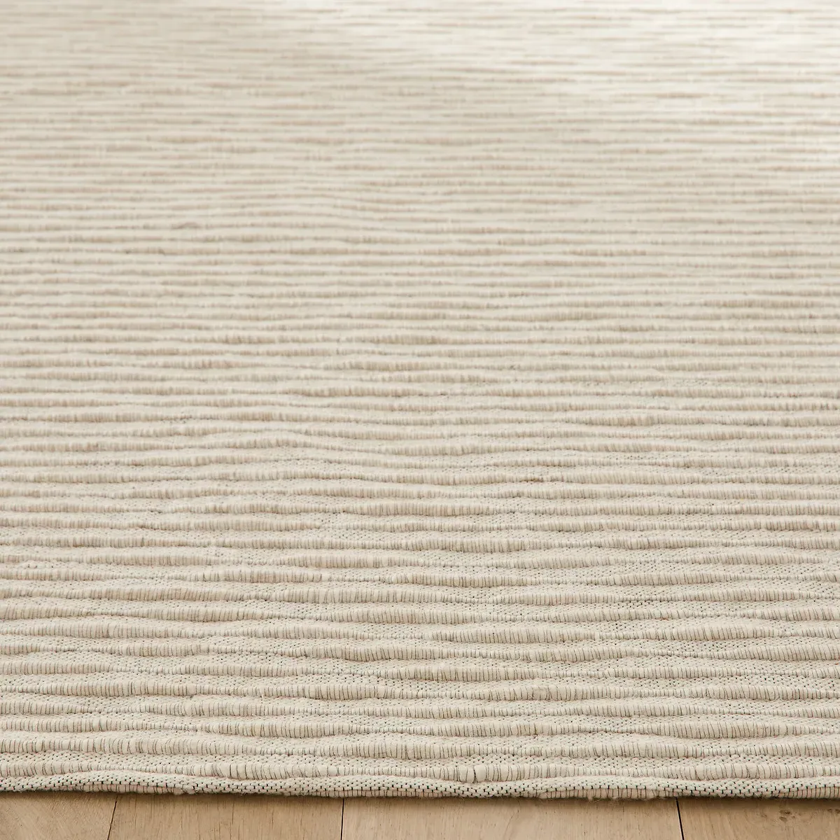 Illmare Hand Woven Wool Rug - Ivory alternate view