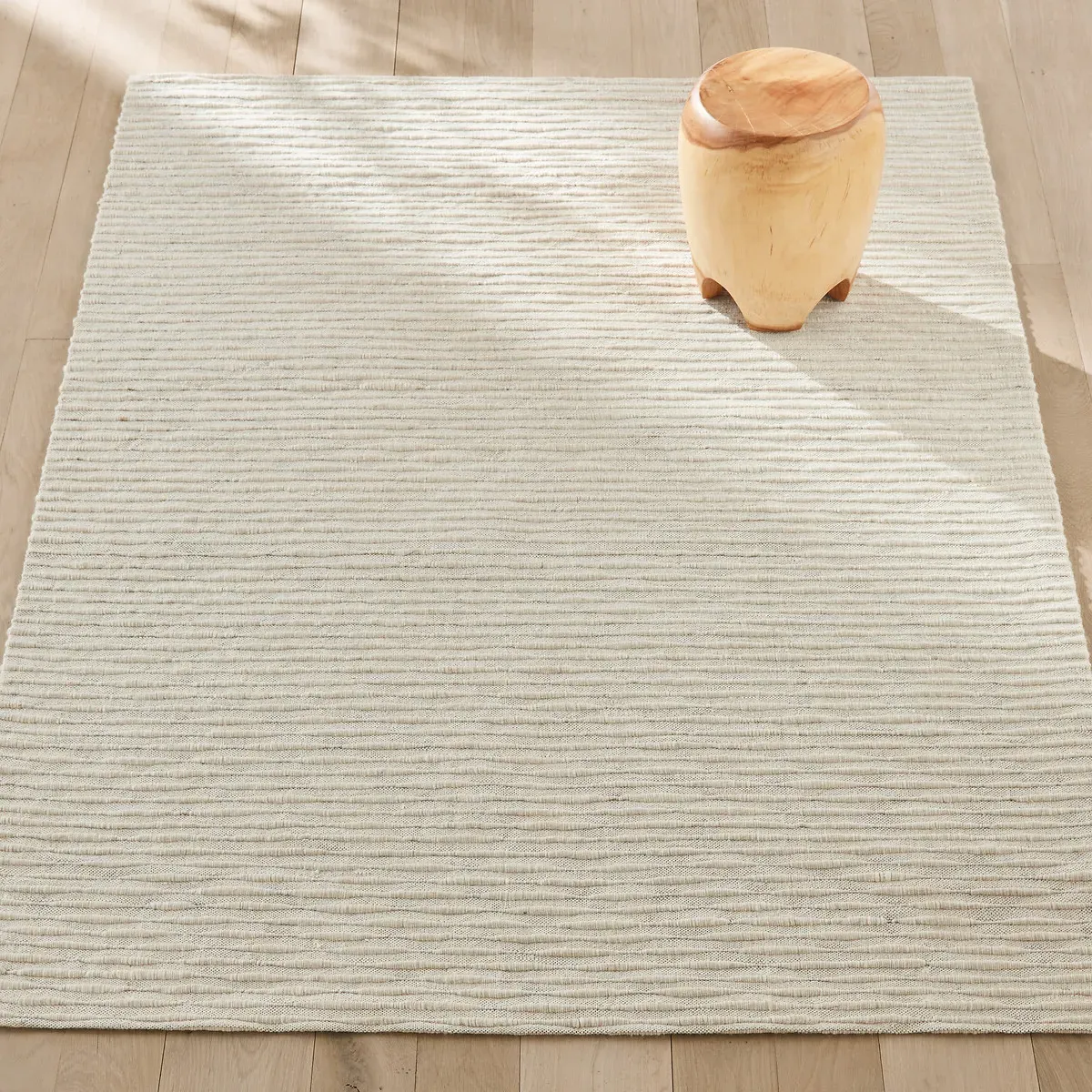 Illmare Hand Woven Wool Rug - Ivory product