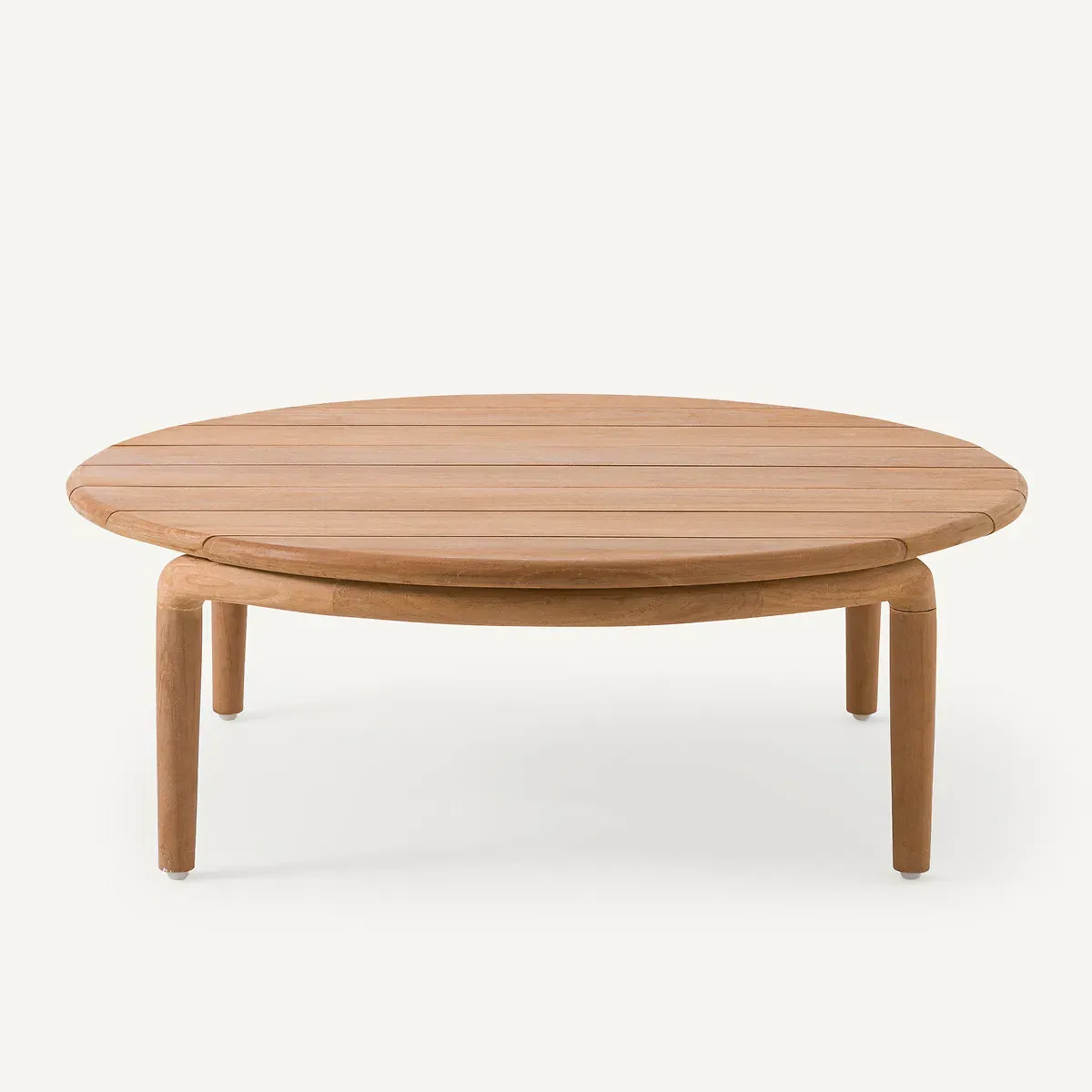 Irati Round Coffee Table - Natural, Solid Teak alternate view
