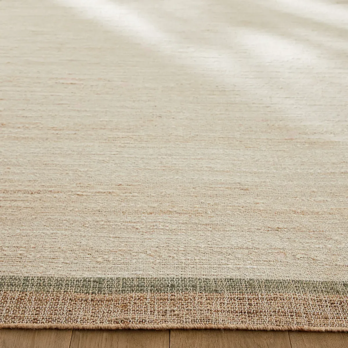 Ishika Hand-Woven Flat Rug - Ecru, Jute alternate view