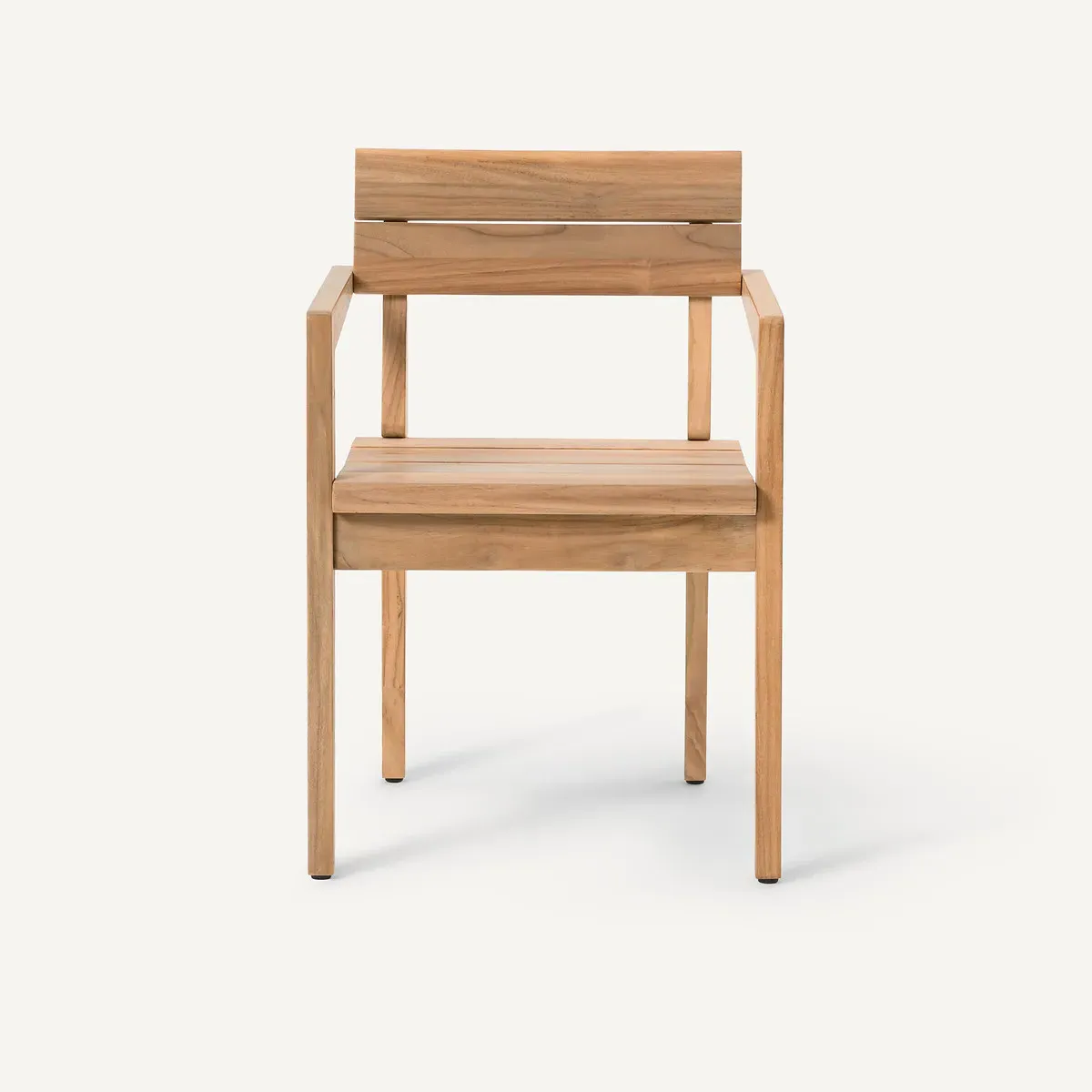 Izag Garden Dining Chair - Natural, Solid Teak alternate view