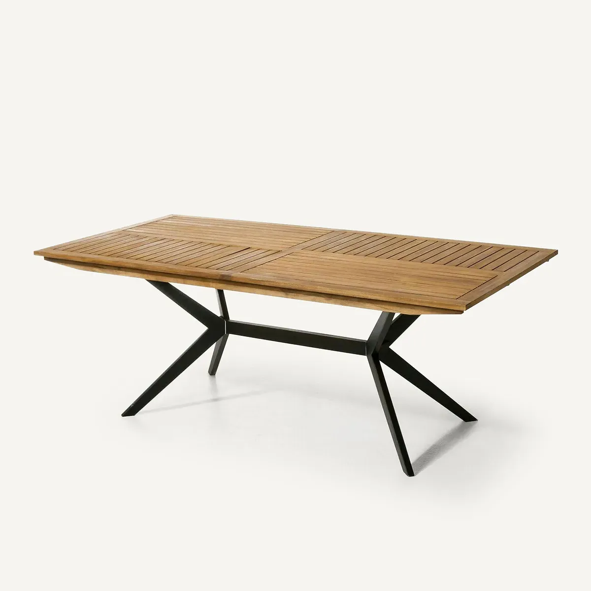 Jakta Rectangular Garden Dining Table - Black, Acacia product
