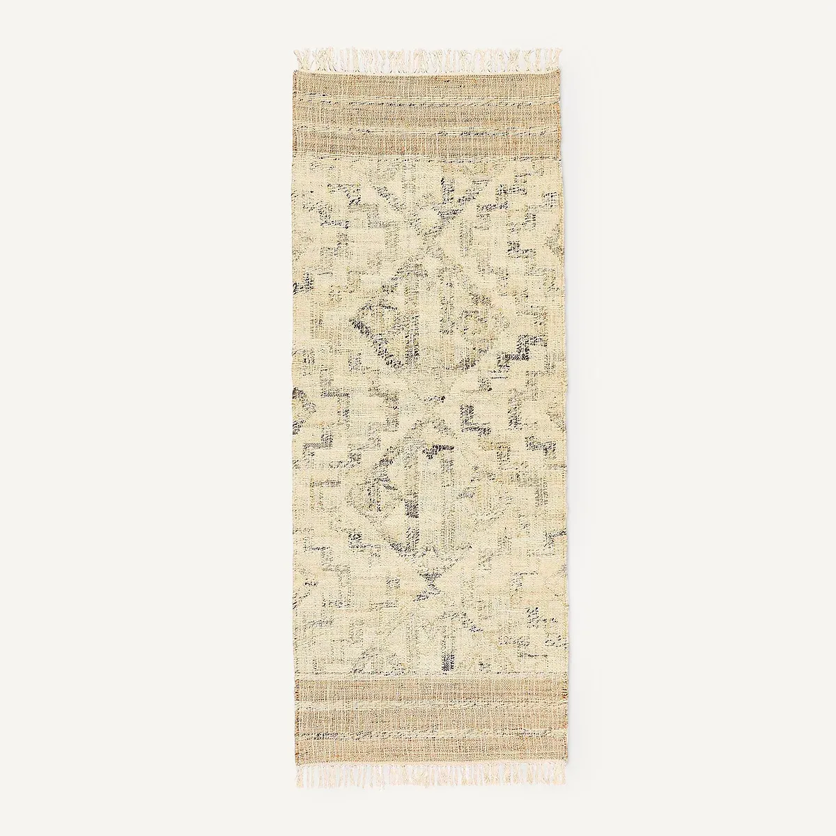 Jelena Handwoven Jute Runner - Grey, Ecru product