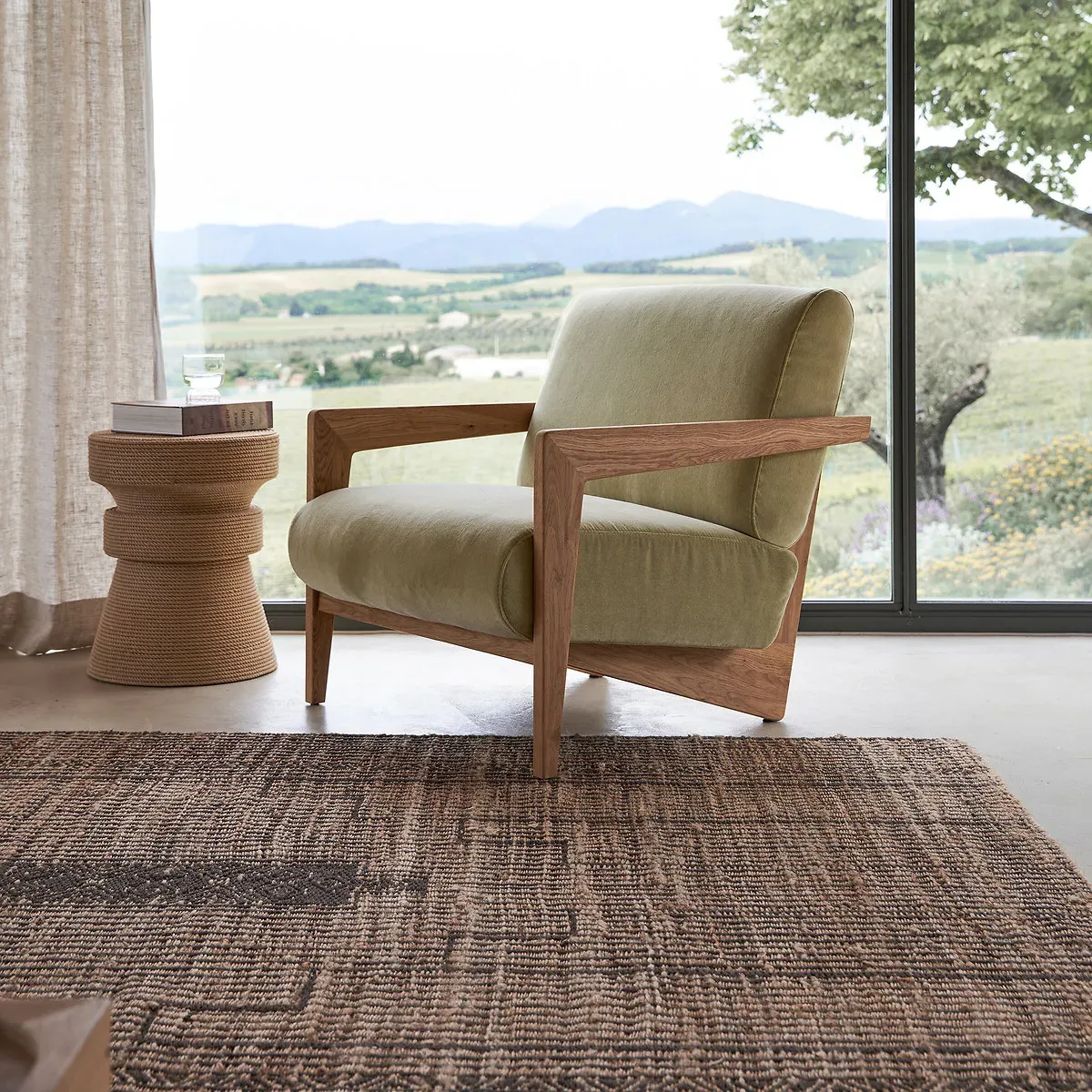 Jutiss Flat Woven Rug - Natural, Jute & Cotton alternate view