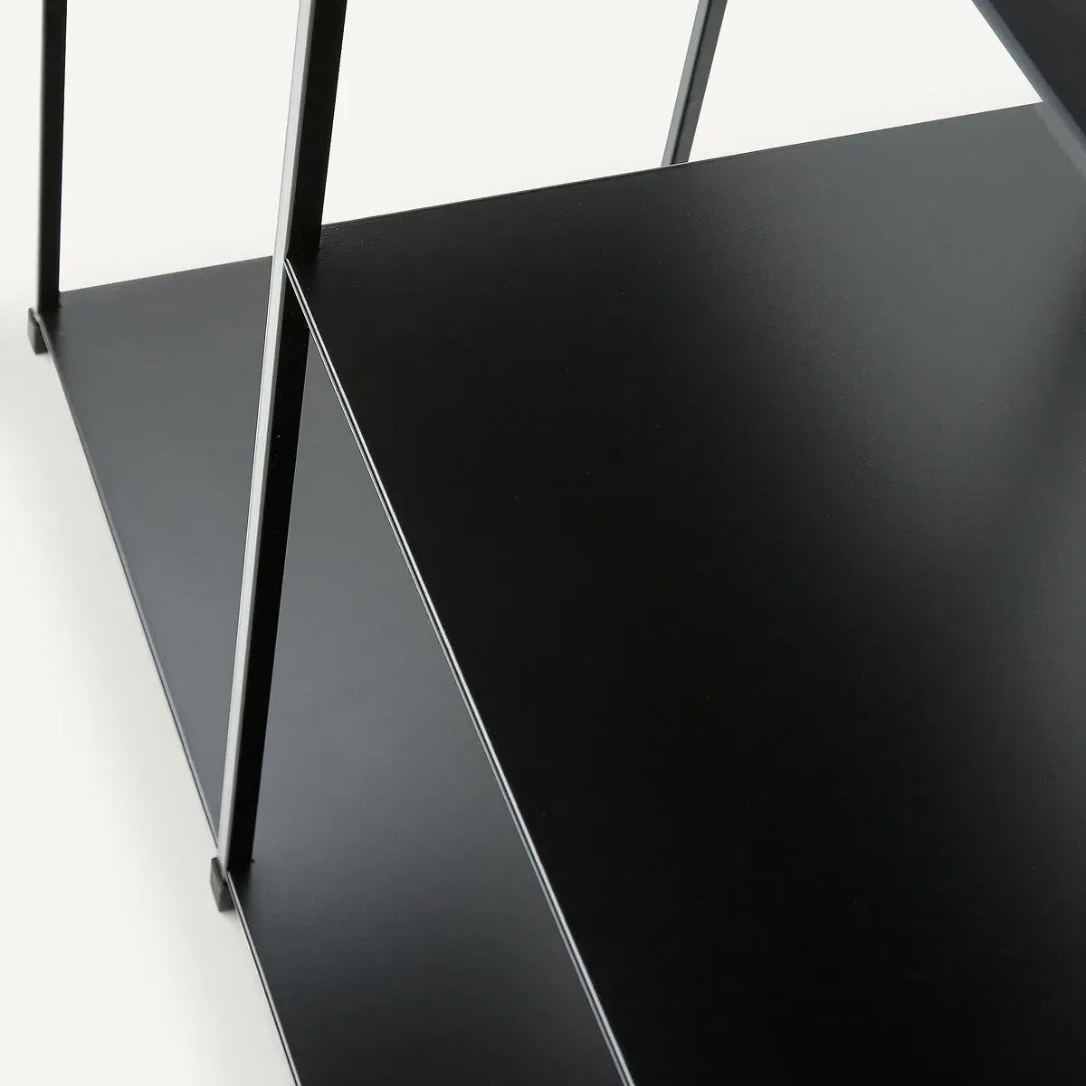 Kanato Bookcase - Black, Metal alternate view