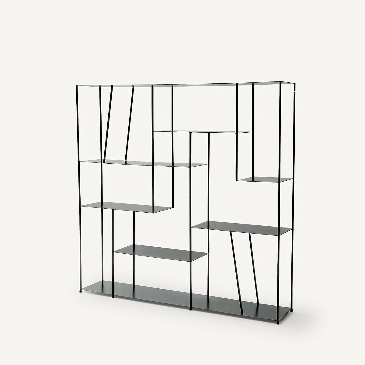 Kanato Bookcase - Black, Metal product