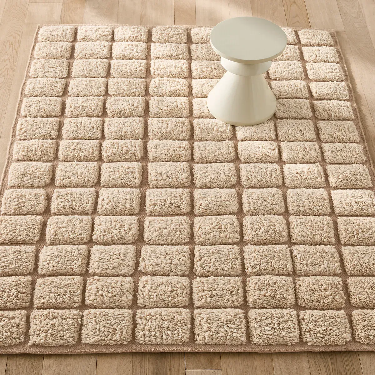 Karah Hand-Knotted Wool Rug - Beige product