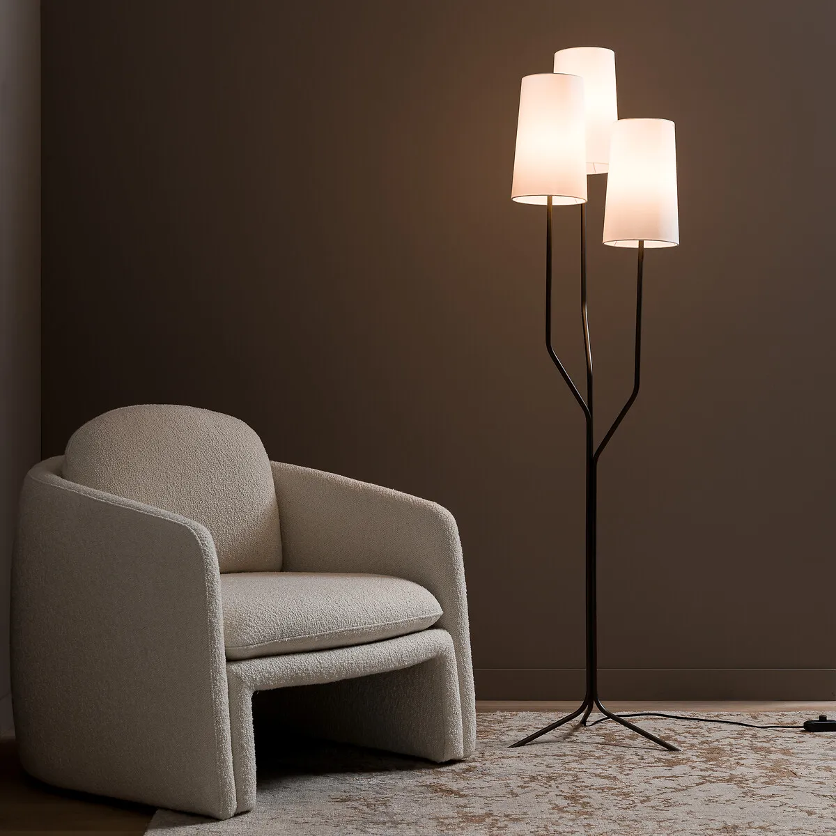 Kynthos 3-Shade Floor Lamp - Bronze, Iron product