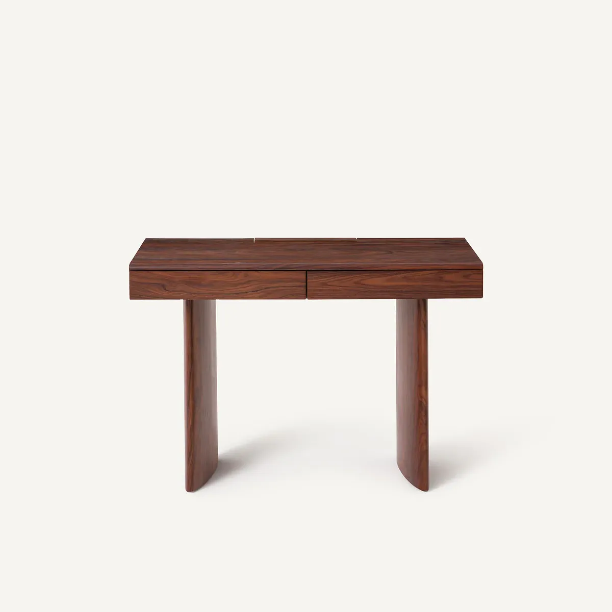 Levenor 2-Drawer Desk - Rosewood, MDF alternate view