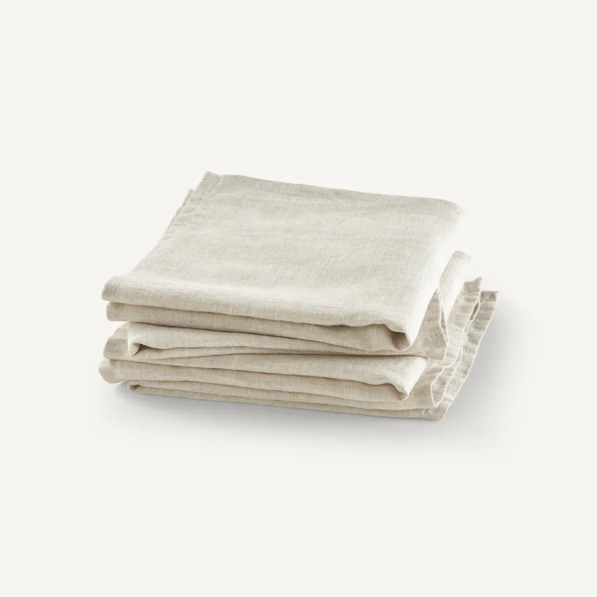 Linette Set of 4 Table Napkins - Natural, Linen product