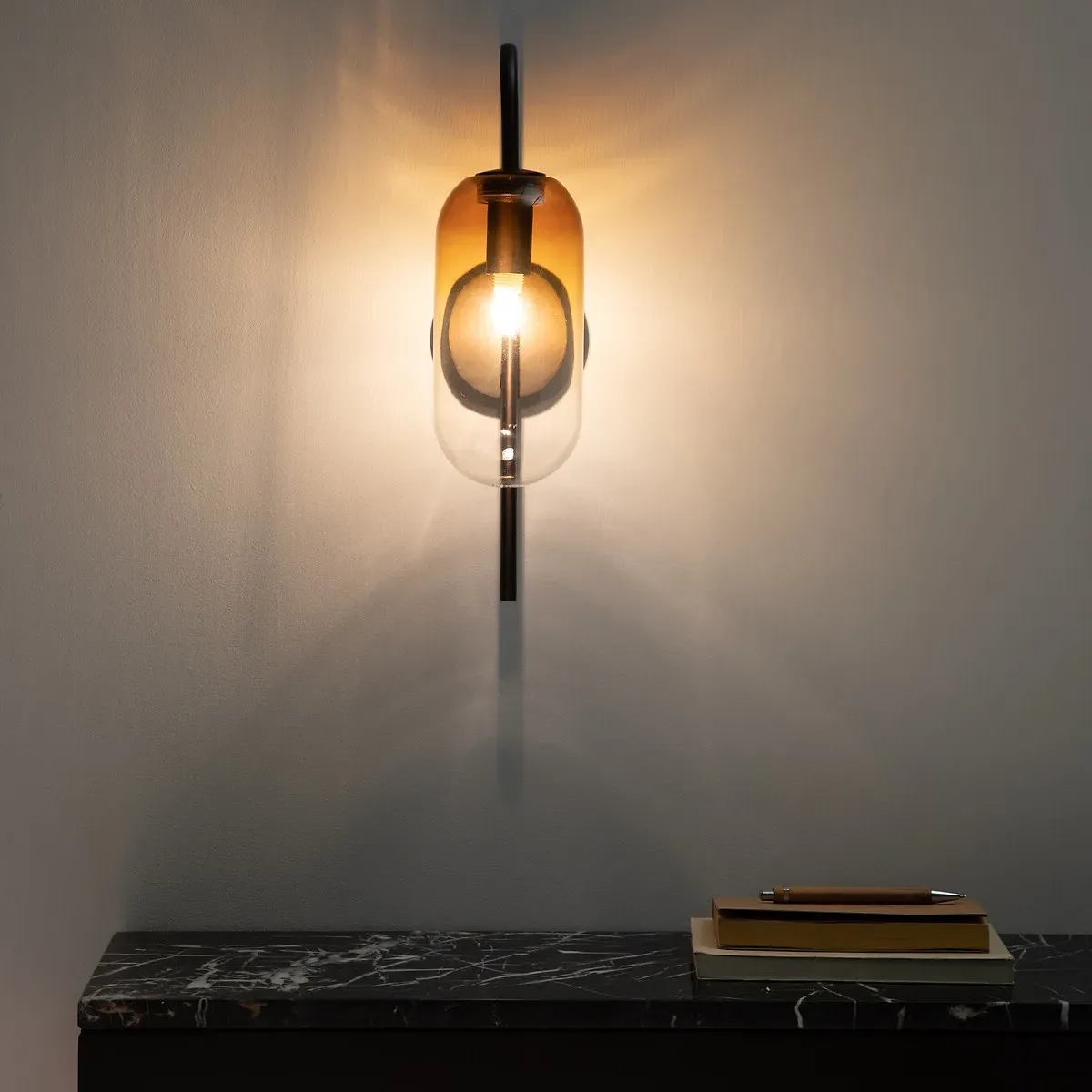 Linterna Wall Light - Amber, Glass alternate view