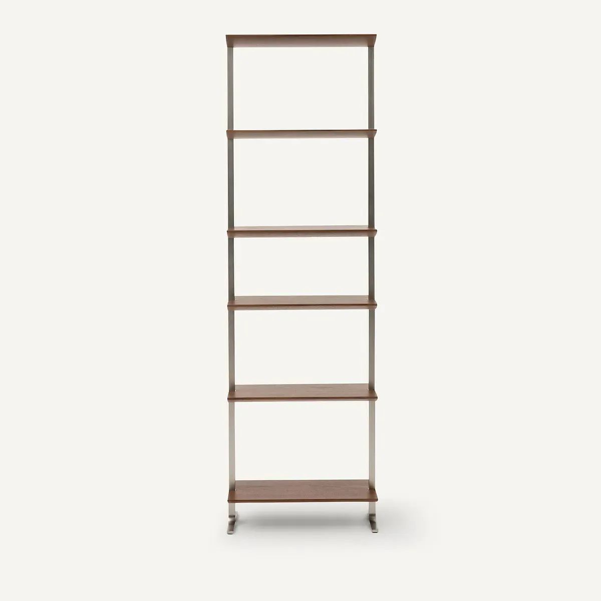 Livel Bookcase - Walnut, Steel alternate view