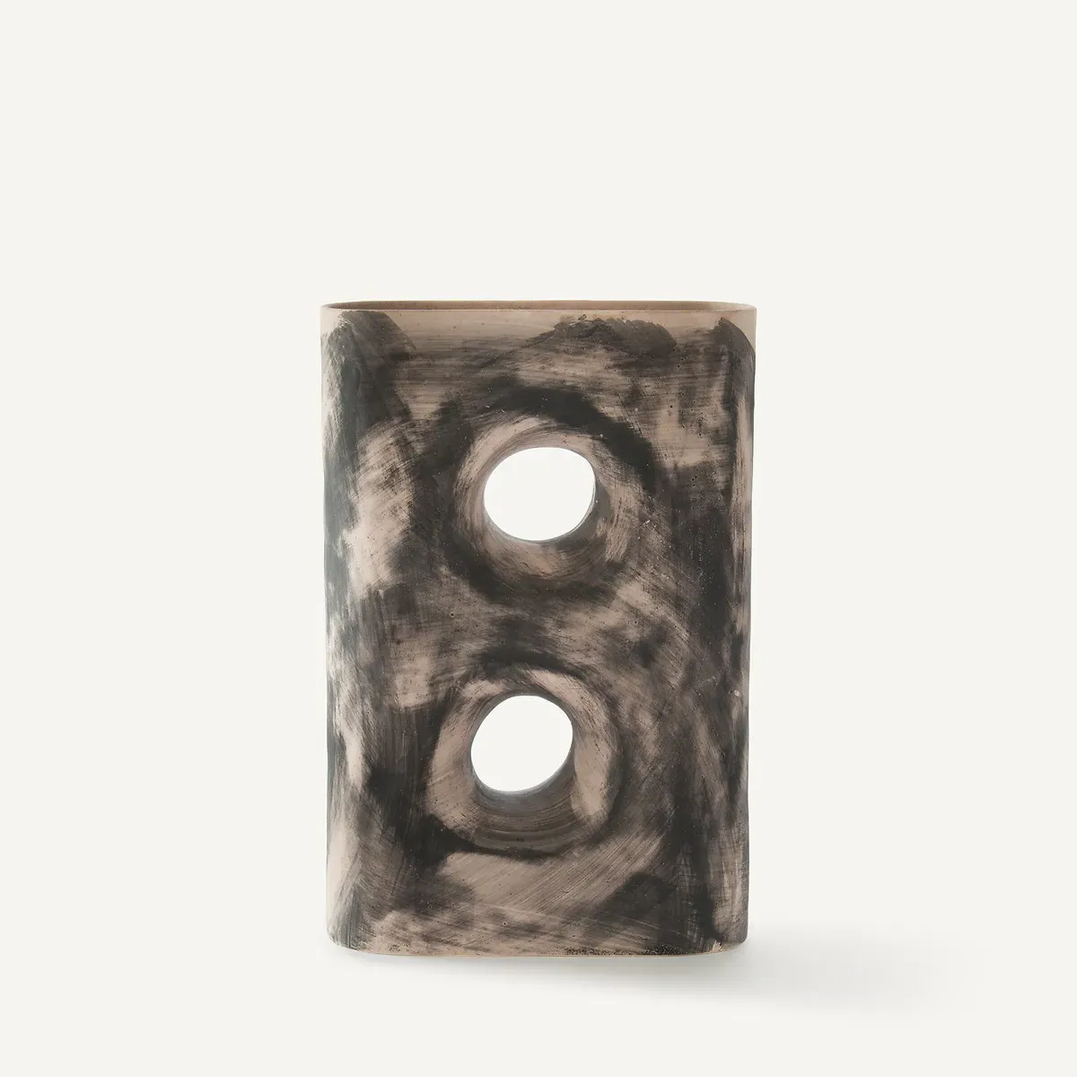Lixa H30cm Vase - Black, Earthenware product