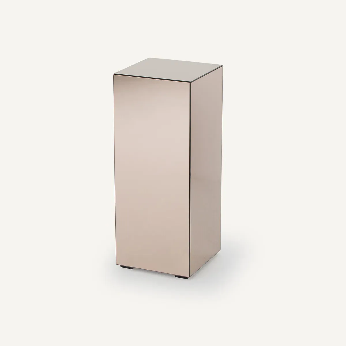 Lumir Large Mirrored Side Table - Bronze, MDF product
