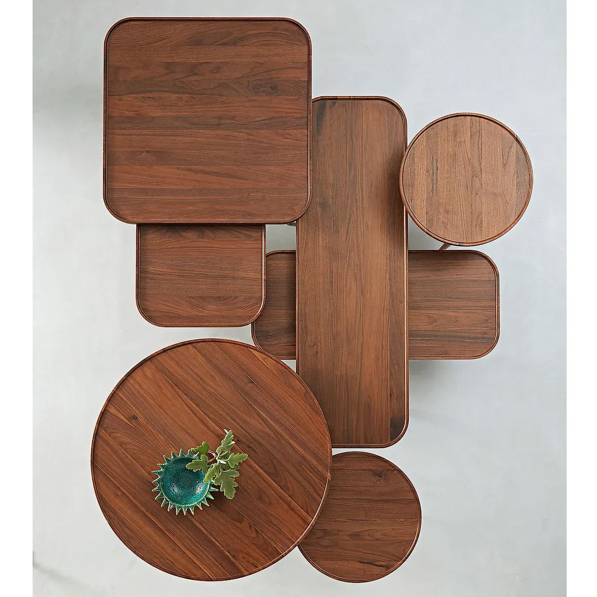 Magosia Side Table - Walnut, Solid Wood alternate view