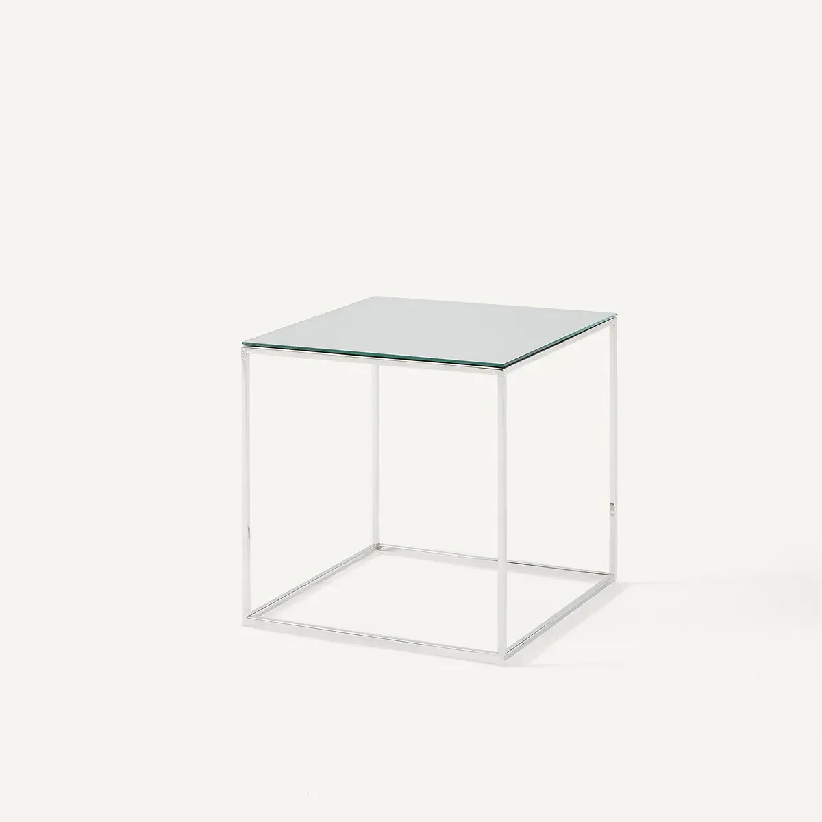 Mahaut Side Table - Mirrored, Chrome-Plated Metal product
