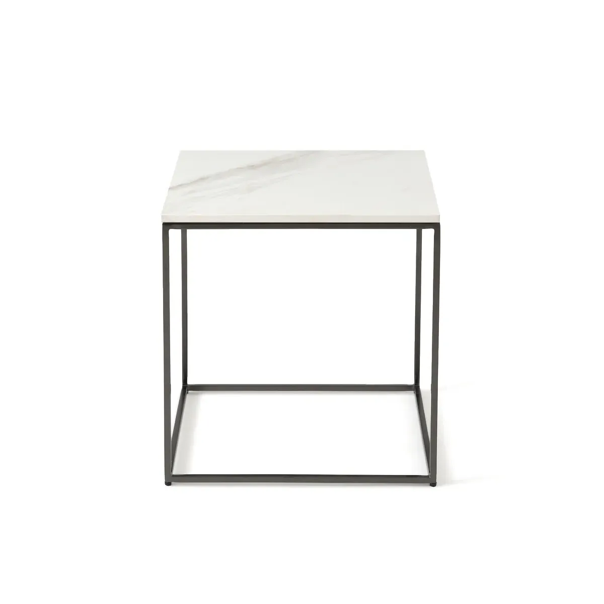 Mahaut Side Table - White Ceramic, Steel product