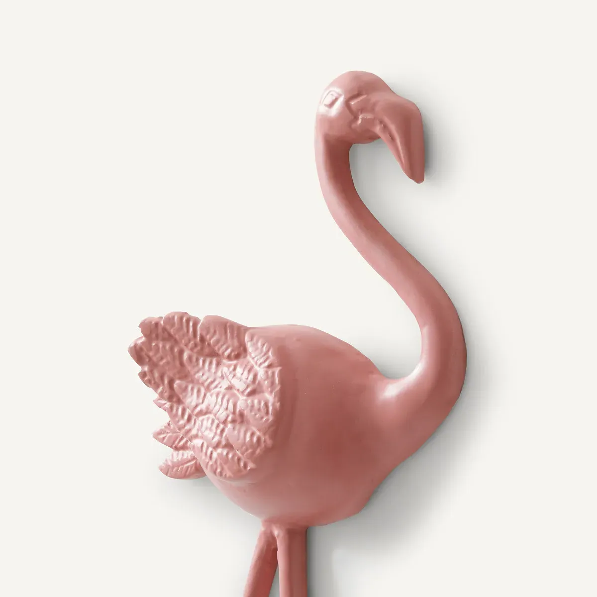 Malou Flamingo Wall Hook - Pink, Cast Aluminium alternate view