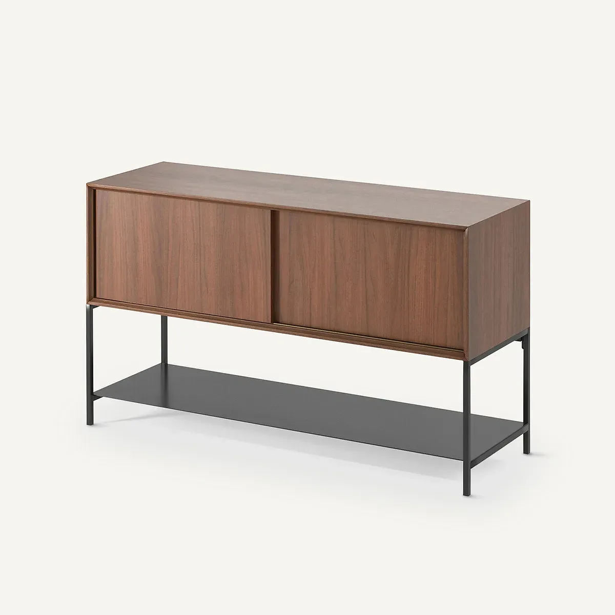 Mambo Sideboard - Walnut Veneer, Metal product