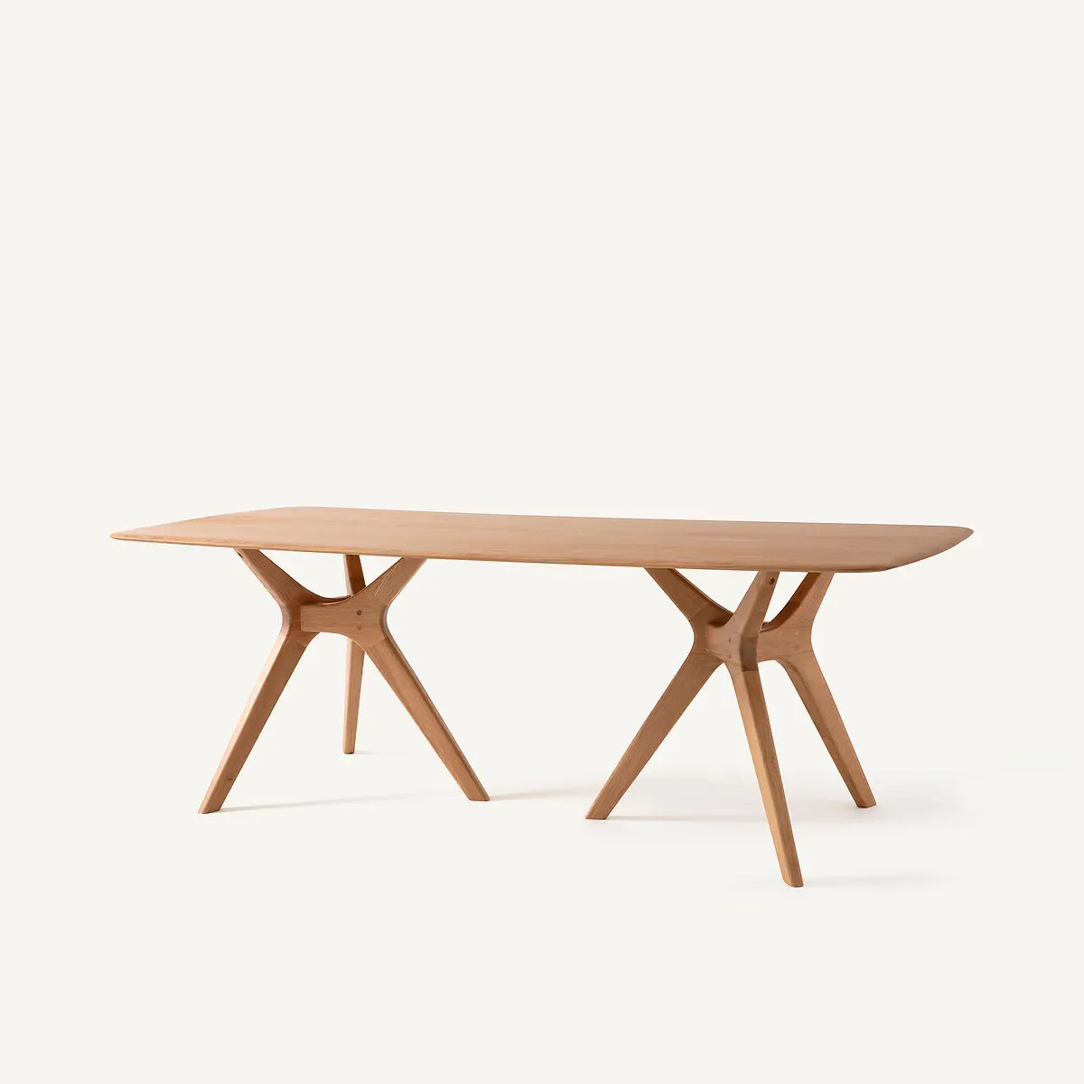 Maricielo Rectangular Dining Table - Natural Oak, Solid Oak product