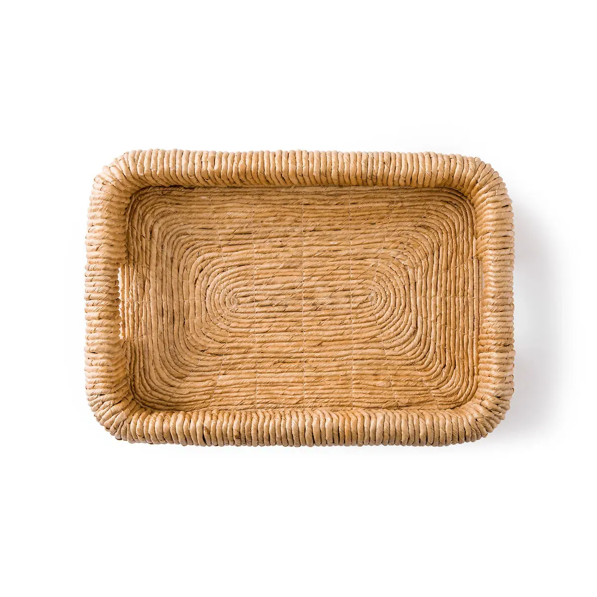 Marilo Rectangular Woven Banana Bark Tray - Natural product