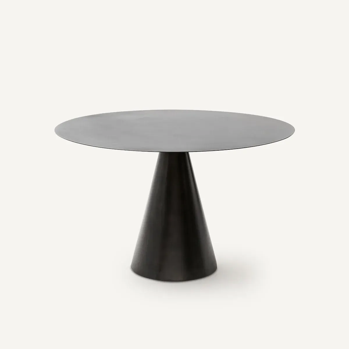 Mayra Round Dining Table - Gun Metal, Steel product