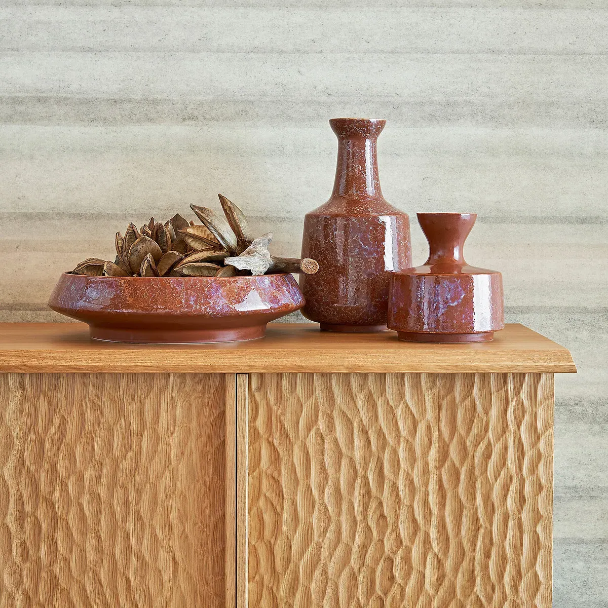 Médine Large Ceramic Bowl - Terracotta alternate view
