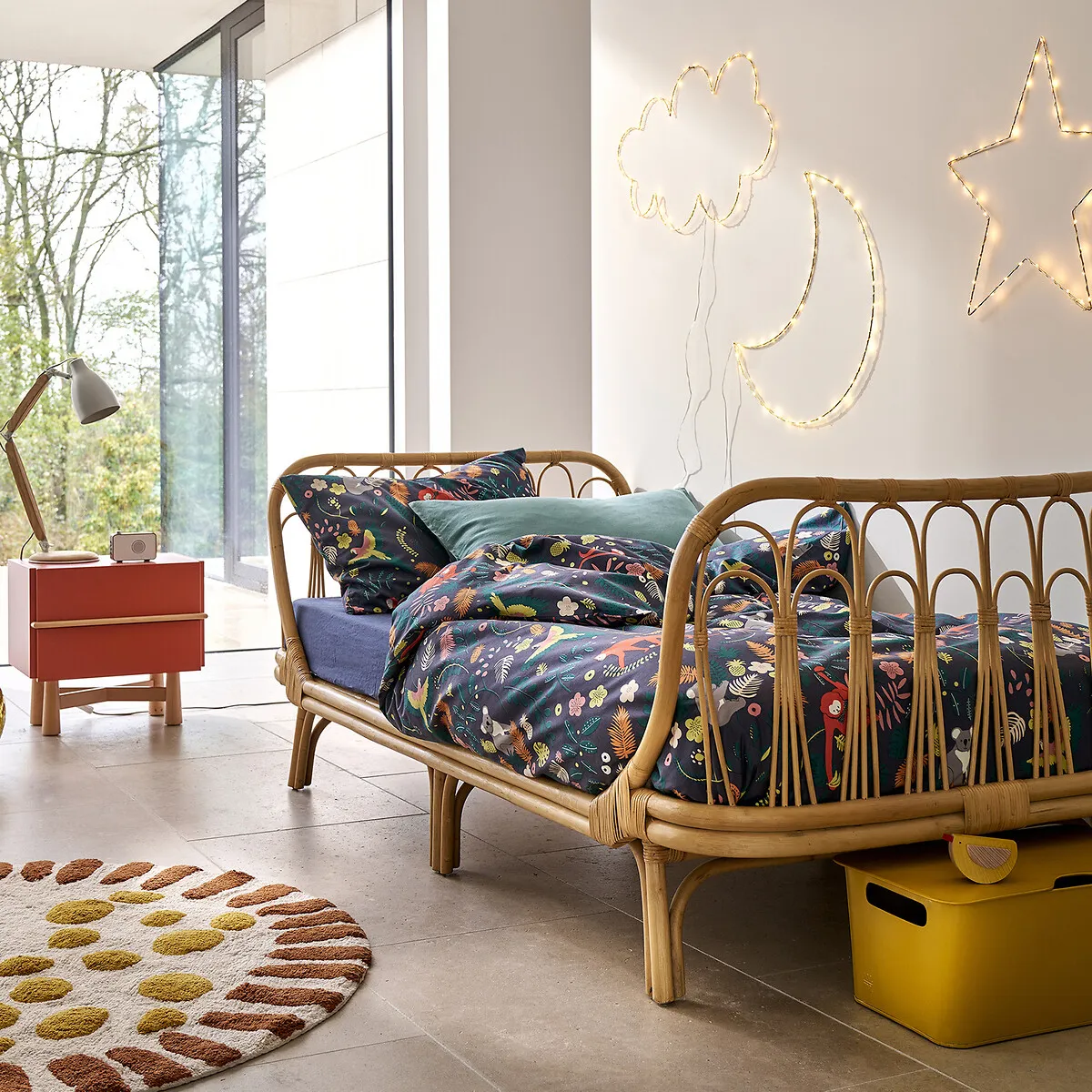 Meïdo Single Bed Frame - Natural, Rattan alternate view