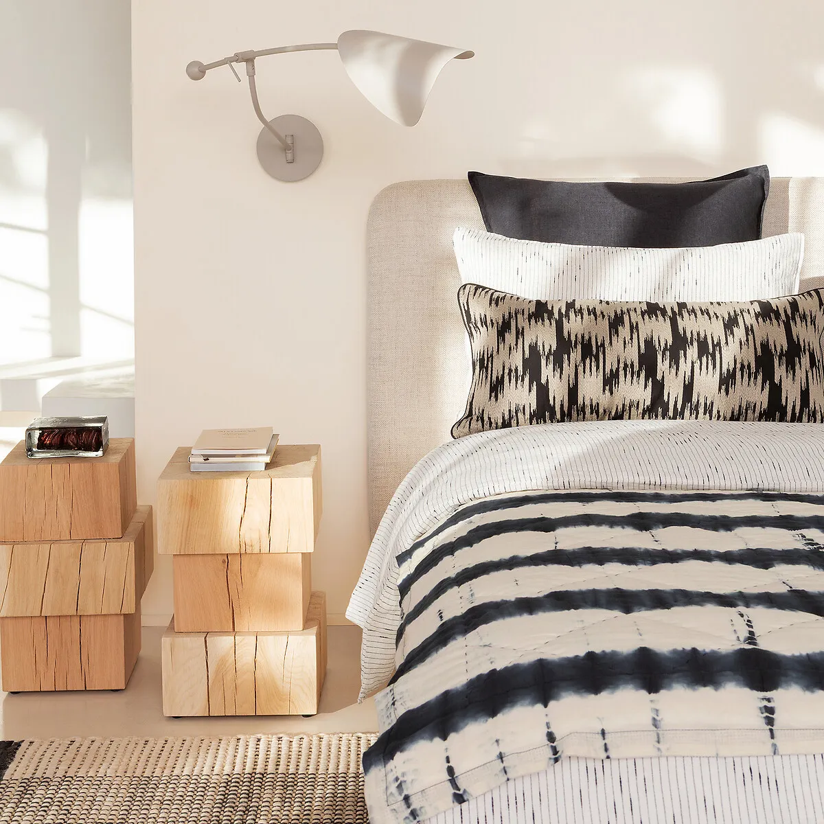 Merlux Side Table - Natural Oak, Solid Oak alternate view