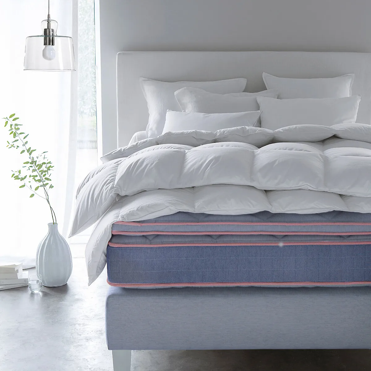 Miglio 90% Goose Down Duvet 280g/m² - White, Cotton Satin alternate view