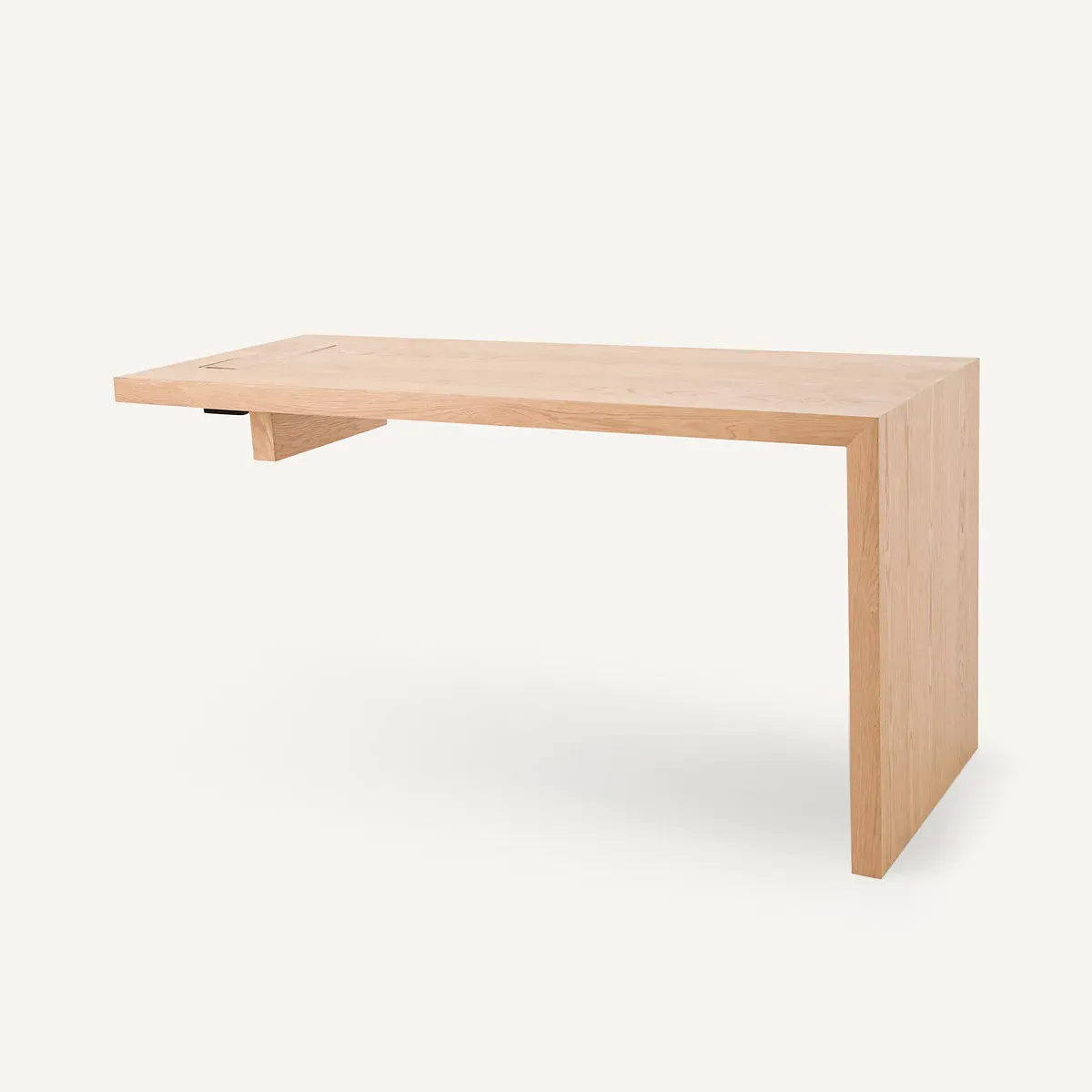 Mikube 150cm Desk Top - Natural Oak, Solid Oak & MDF product