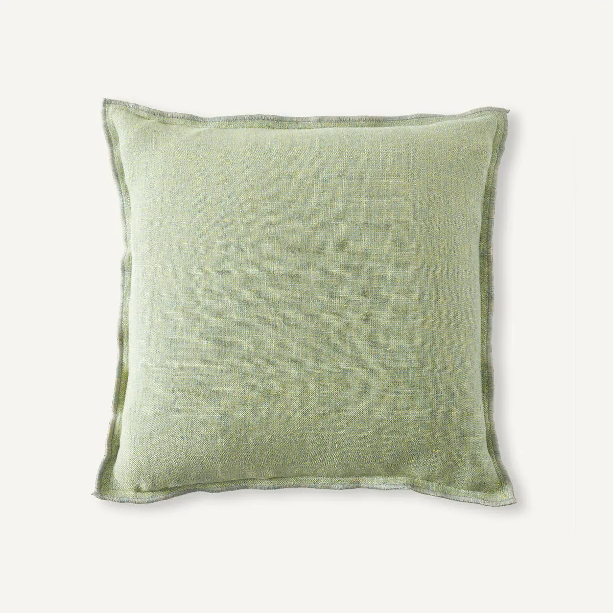 Missia Chambray Cushion Cover - Sage Green, Linen product
