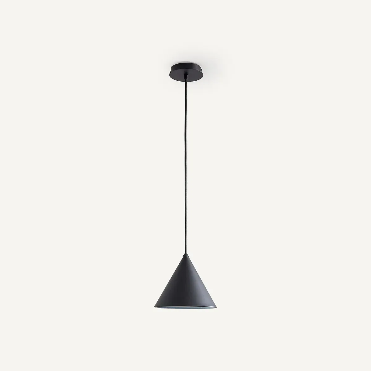 Moke Cone Pendant Light - Black, Iron product