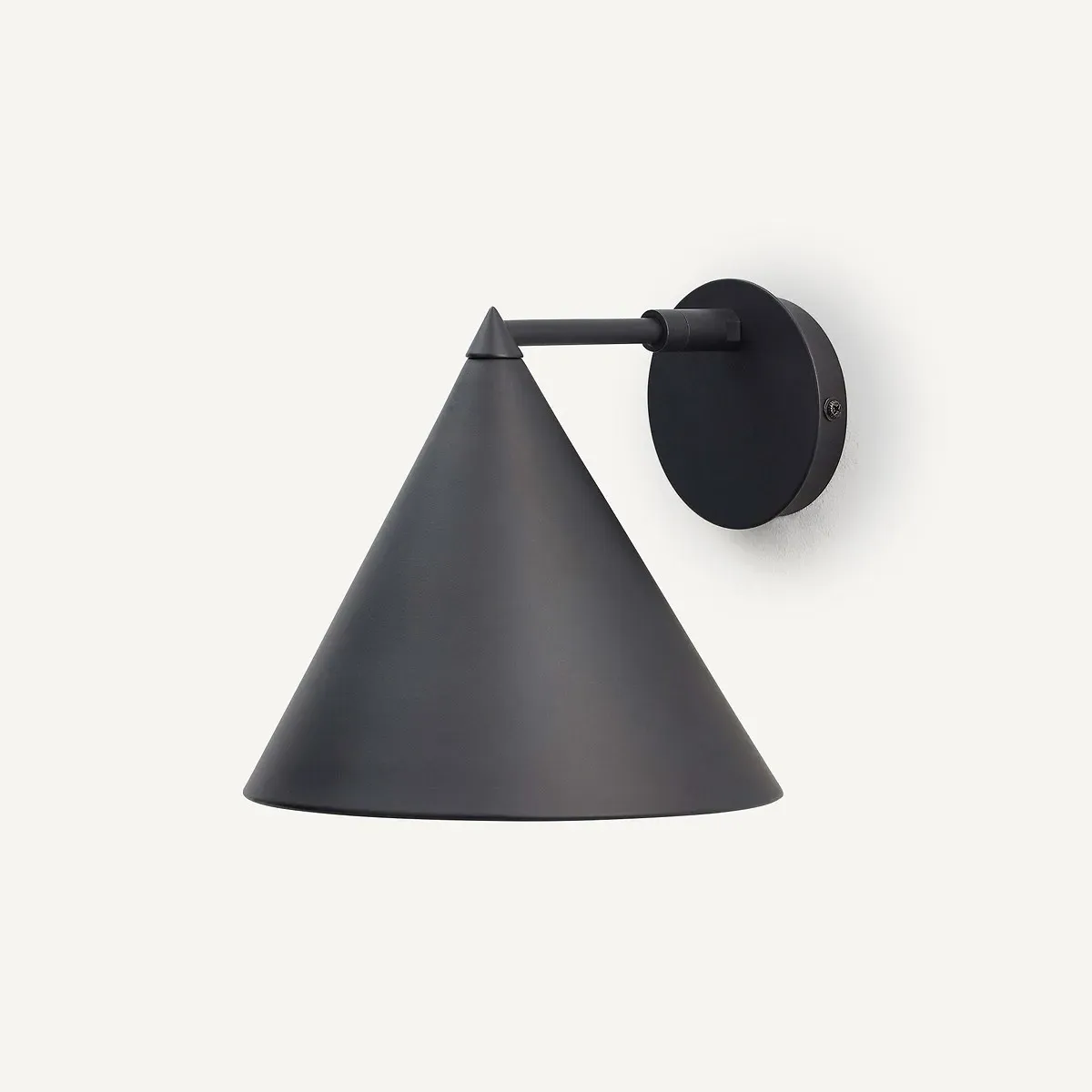Moke Cone Wall Light - Black, Iron product