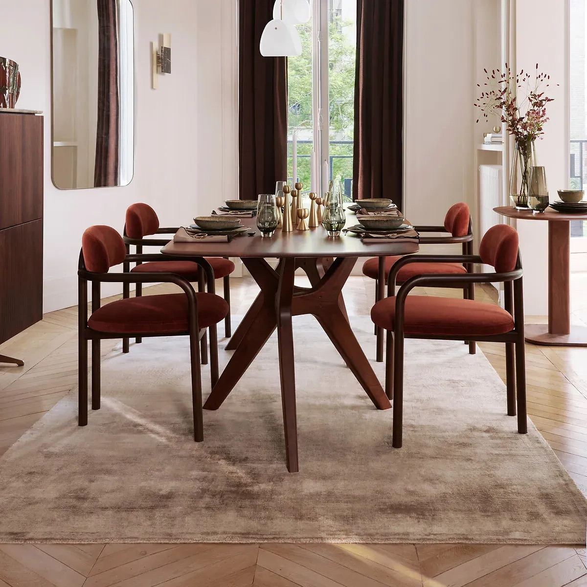 Mustha Rug - Buff, Lyocell alternate view