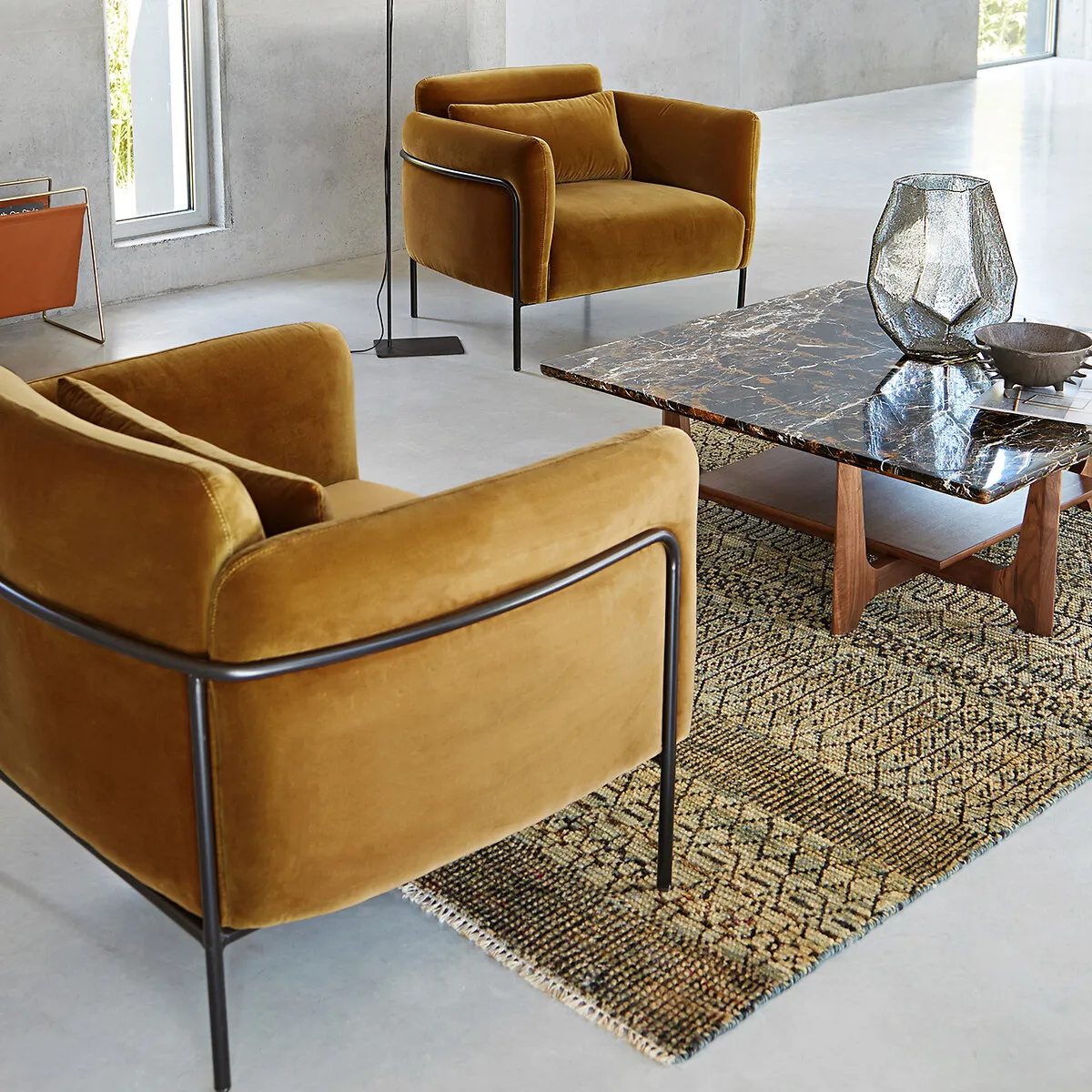 Nagari Hand-Knotted Rug - Wool & Silk alternate view