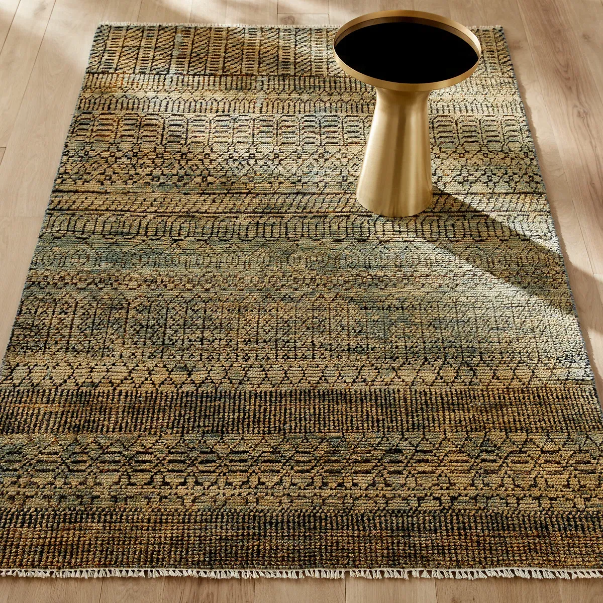 Nagari Hand-Knotted Rug - Wool & Silk product