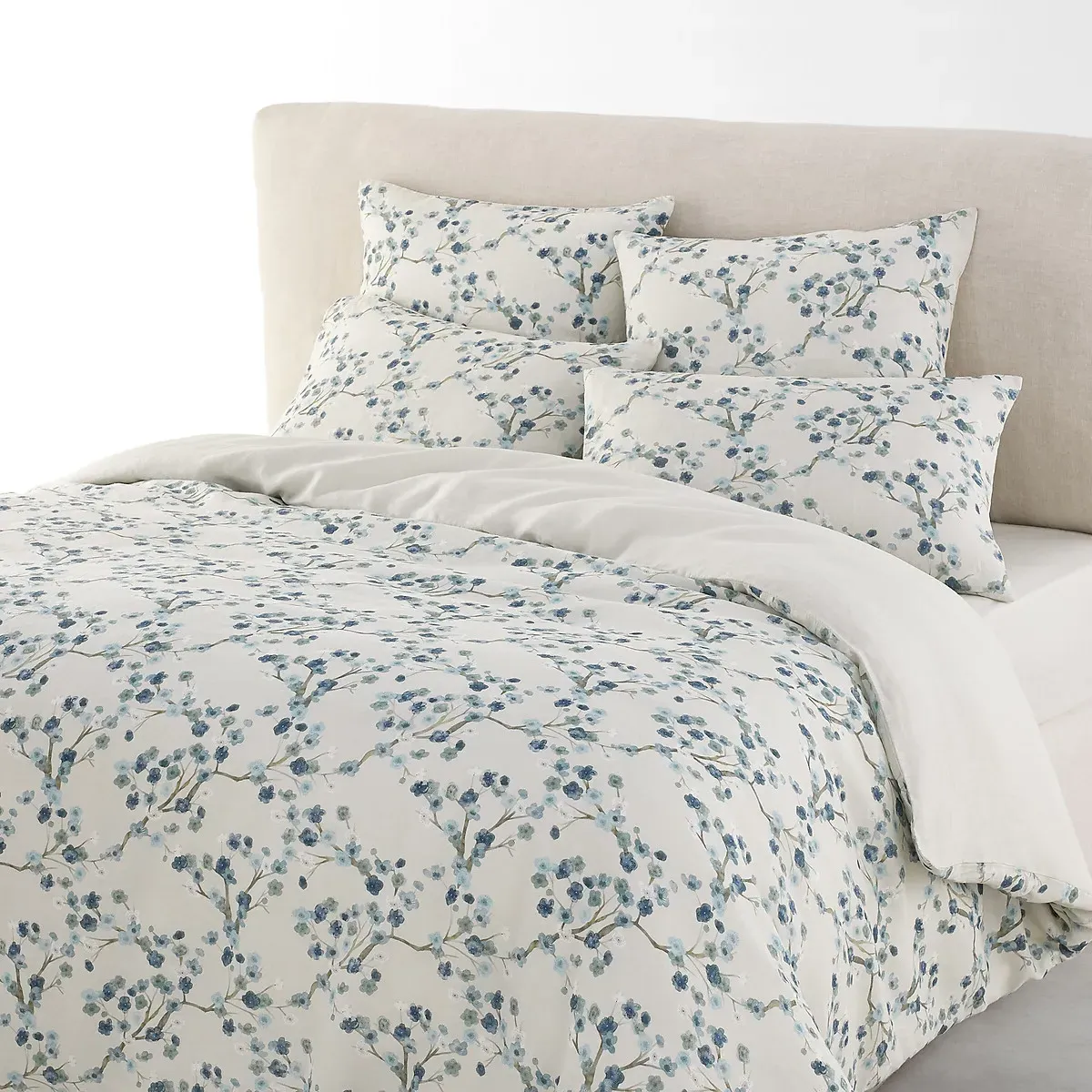Nagoya Duvet Cover - Chalk, Cotton & Hemp product