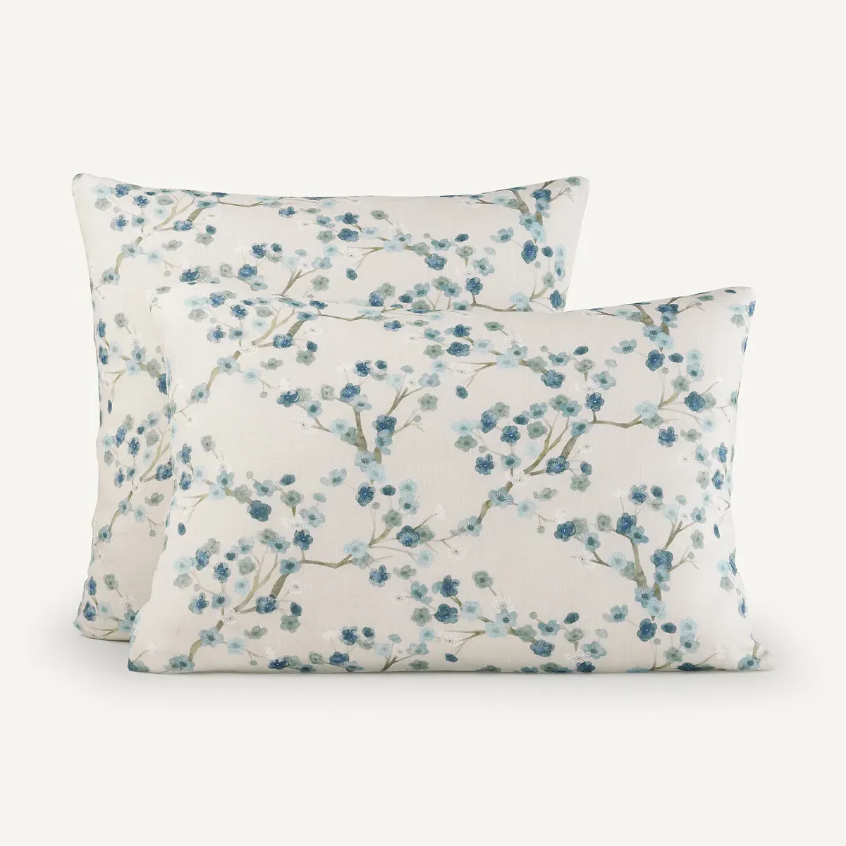 Nagoya Pillowcase - Chalk Floral Print, Cotton Hemp product