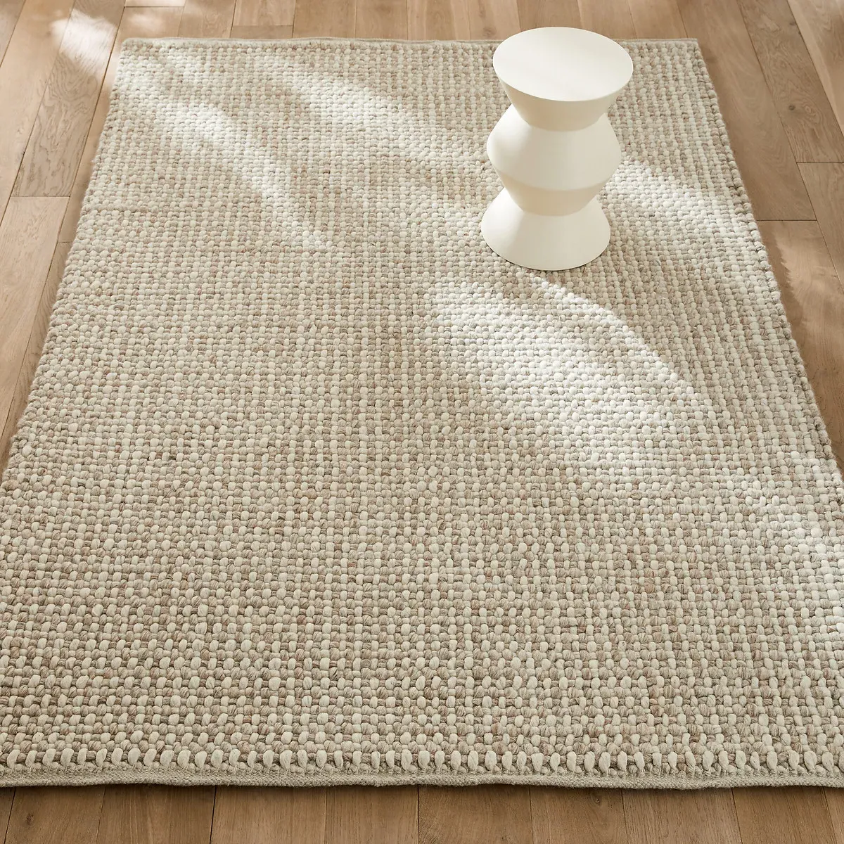 Nisha Hand Woven Wool Rug - Natural Marl product
