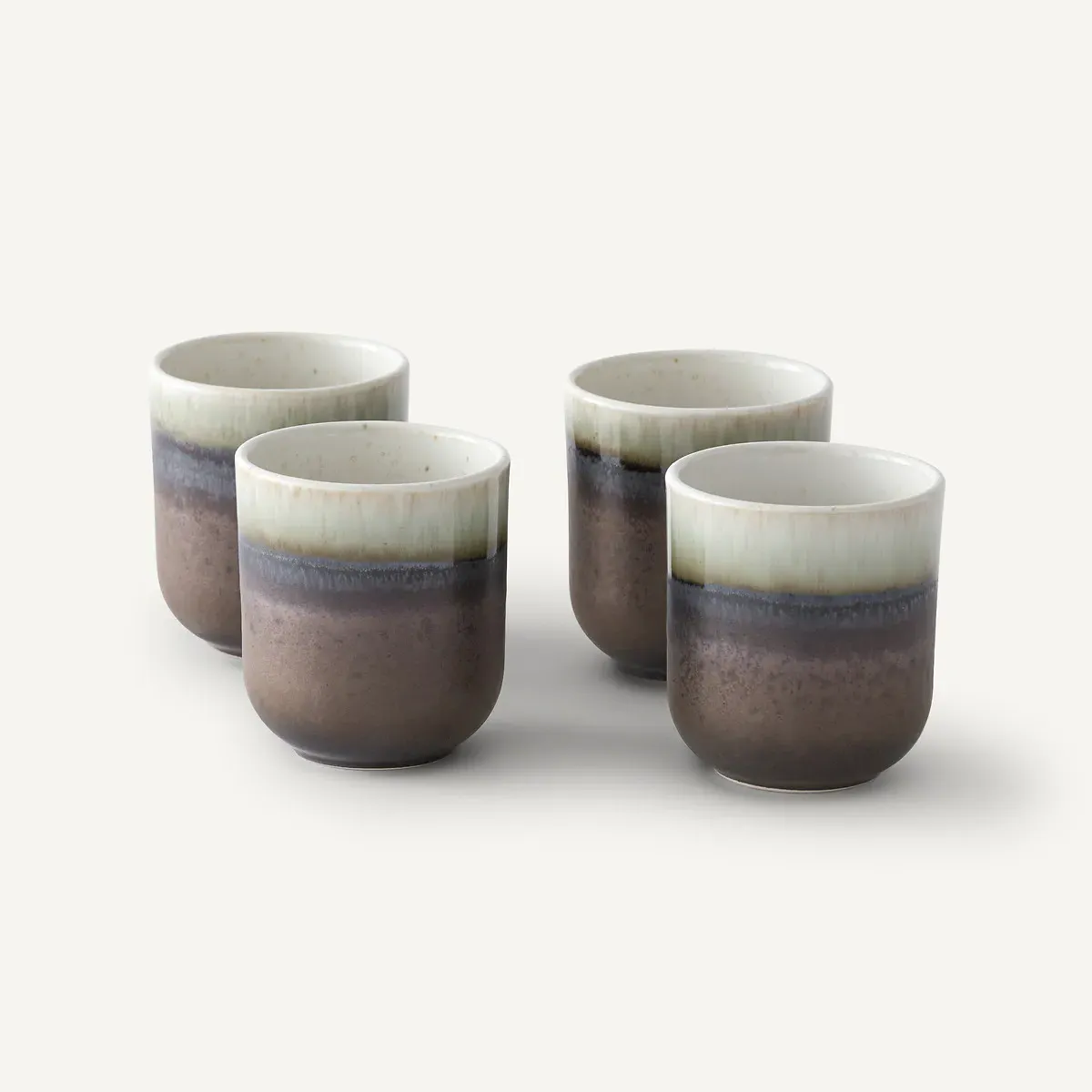 Noa Set of 4 Stoneware Cups - Bronze product