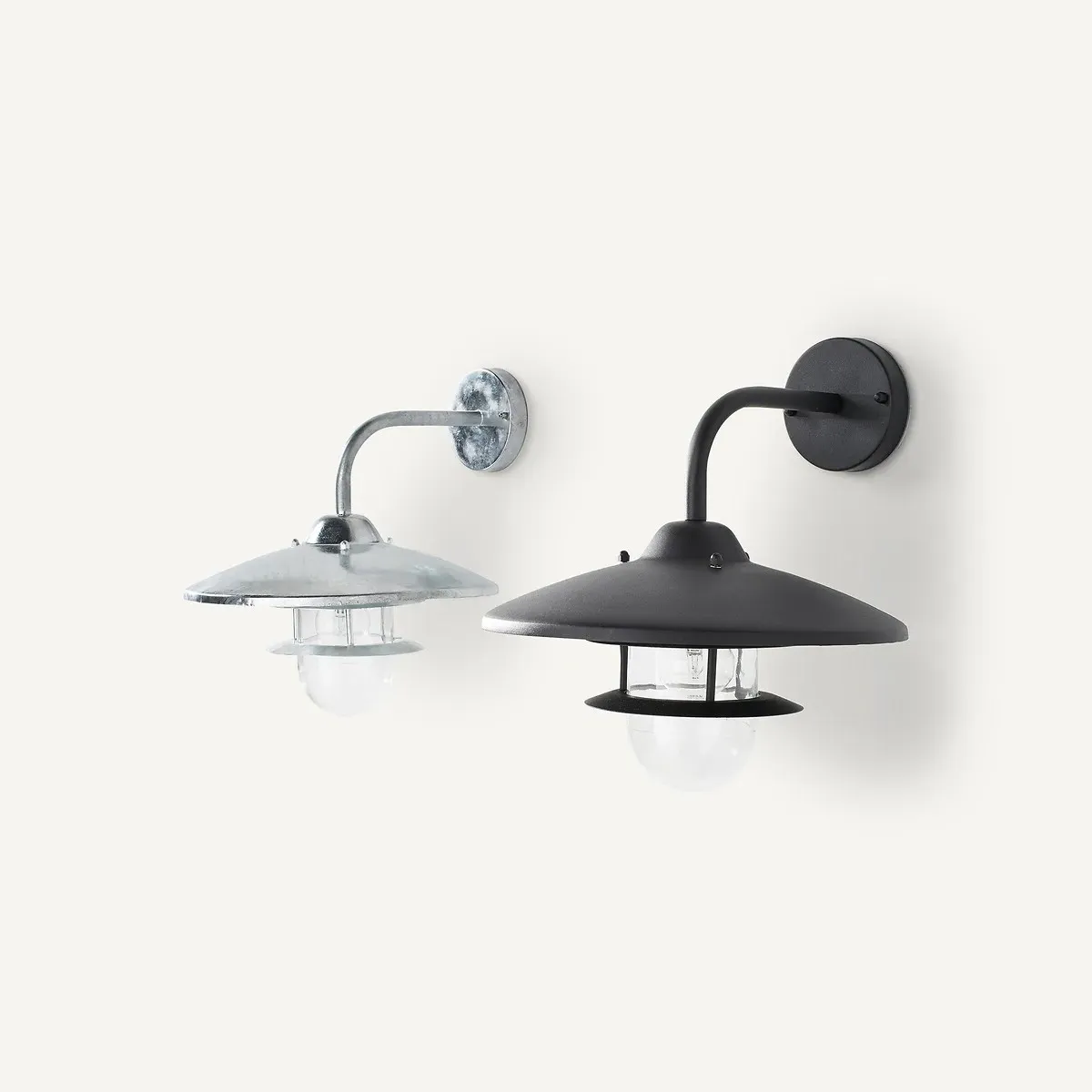 Noria IP44 Outdoor Wall Light - Black, Iron alternate view