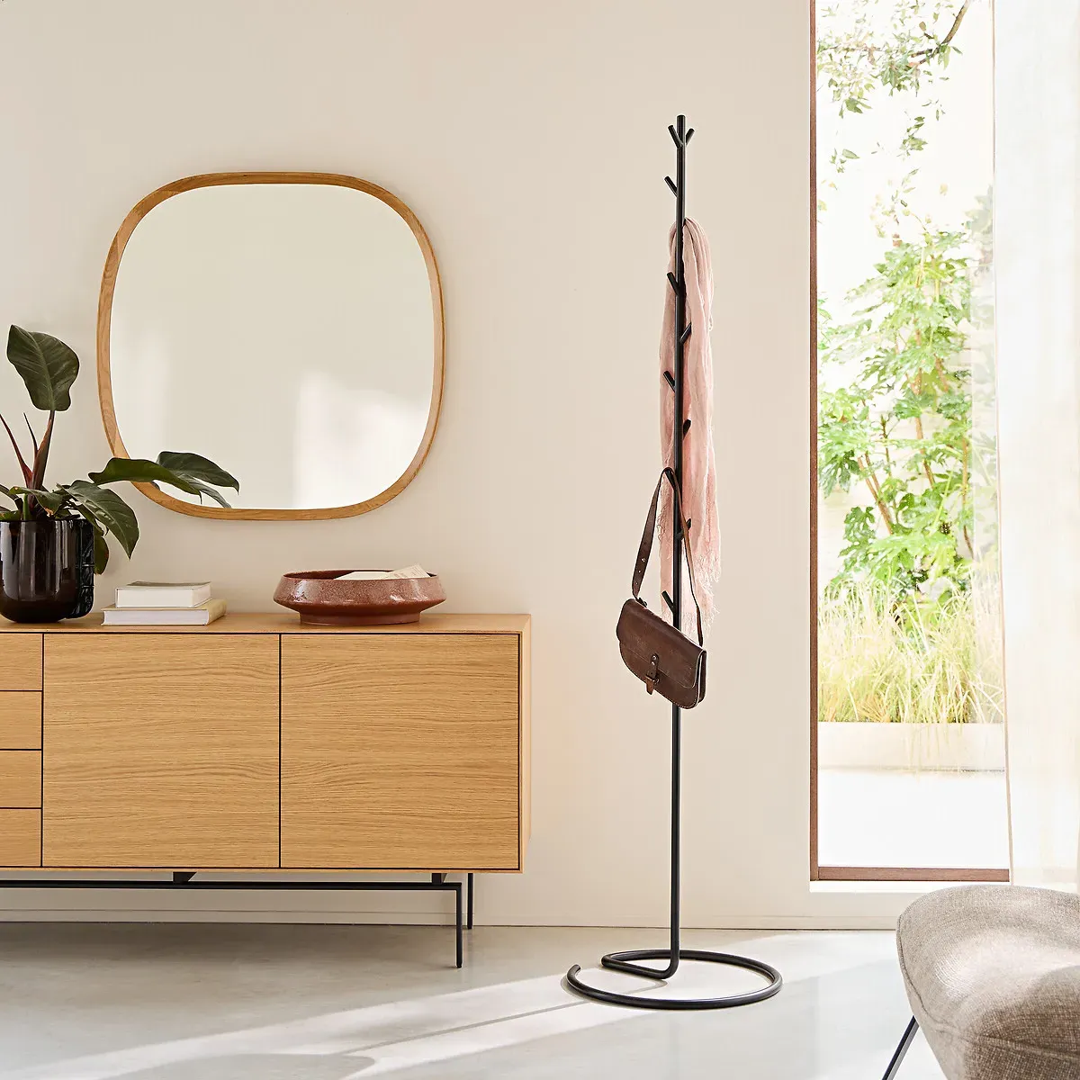 Oihan Coat Rack - Black, Steel alternate view