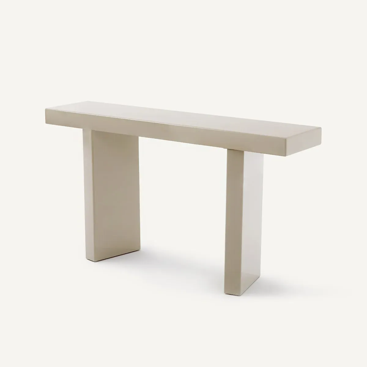 Olaga Console Table - Sandy Beige, Lacquered MDF product