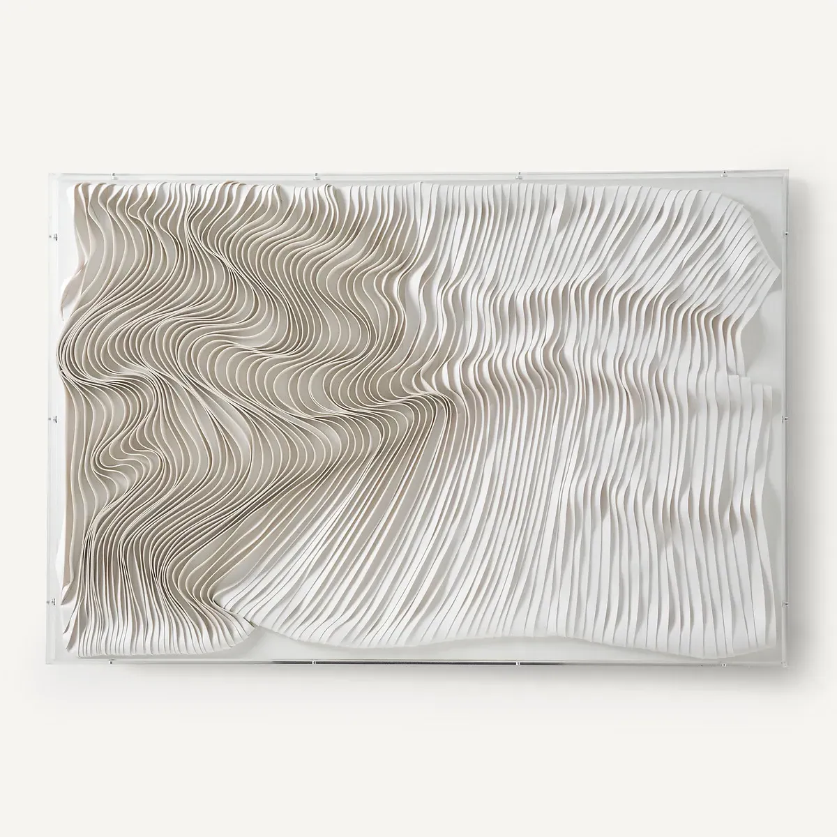 Ondor Wall Art - White, Leather product