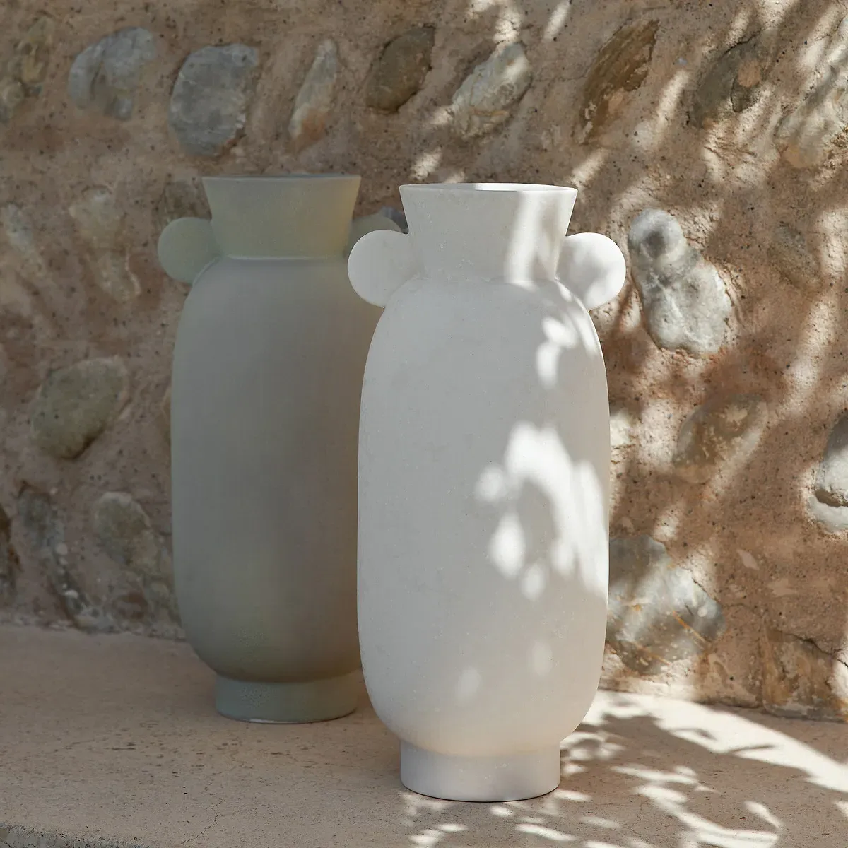 Onega Ceramic Vase - White alternate view