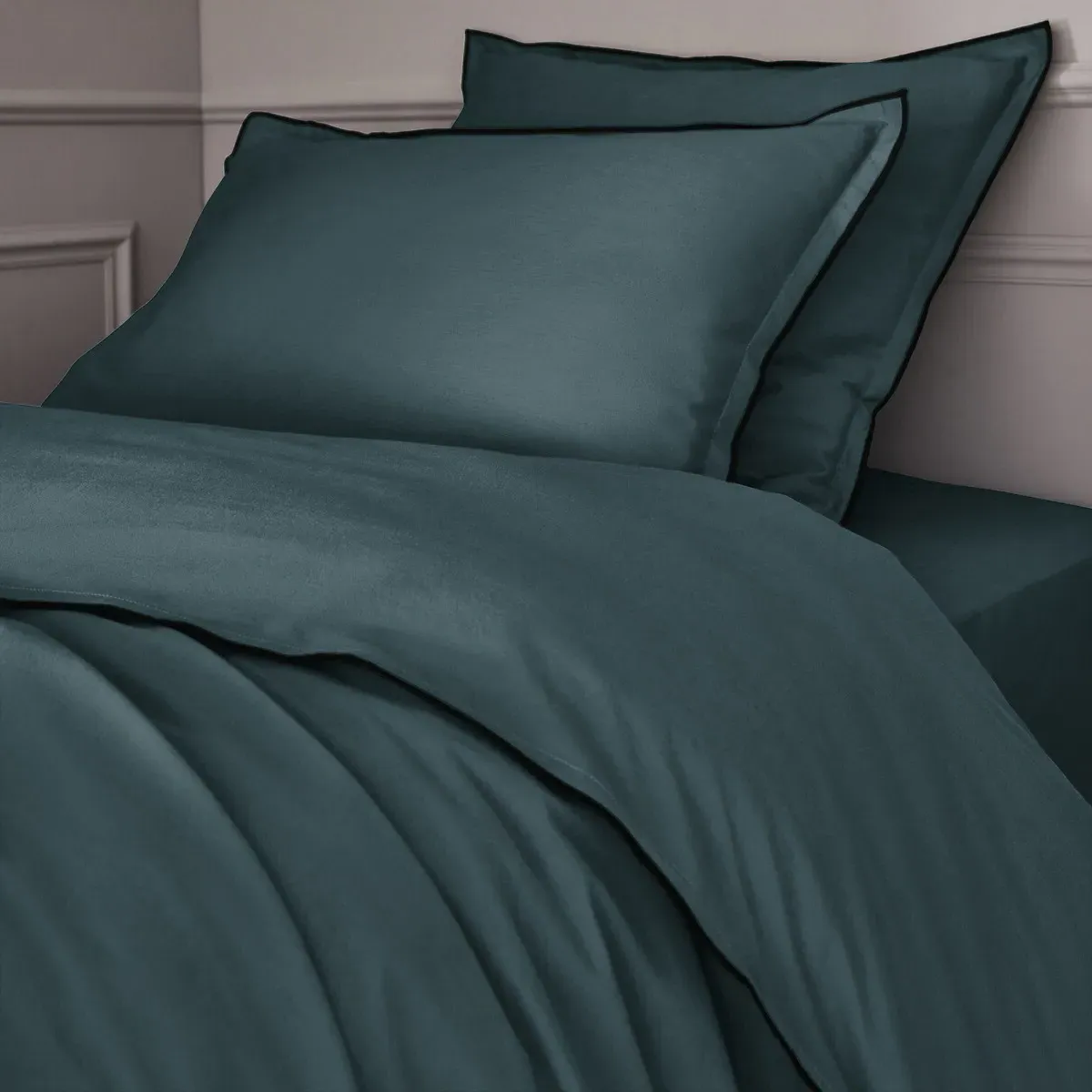 Organic Cotton Voile Duvet Cover - Persian Blue, Cotton alternate view